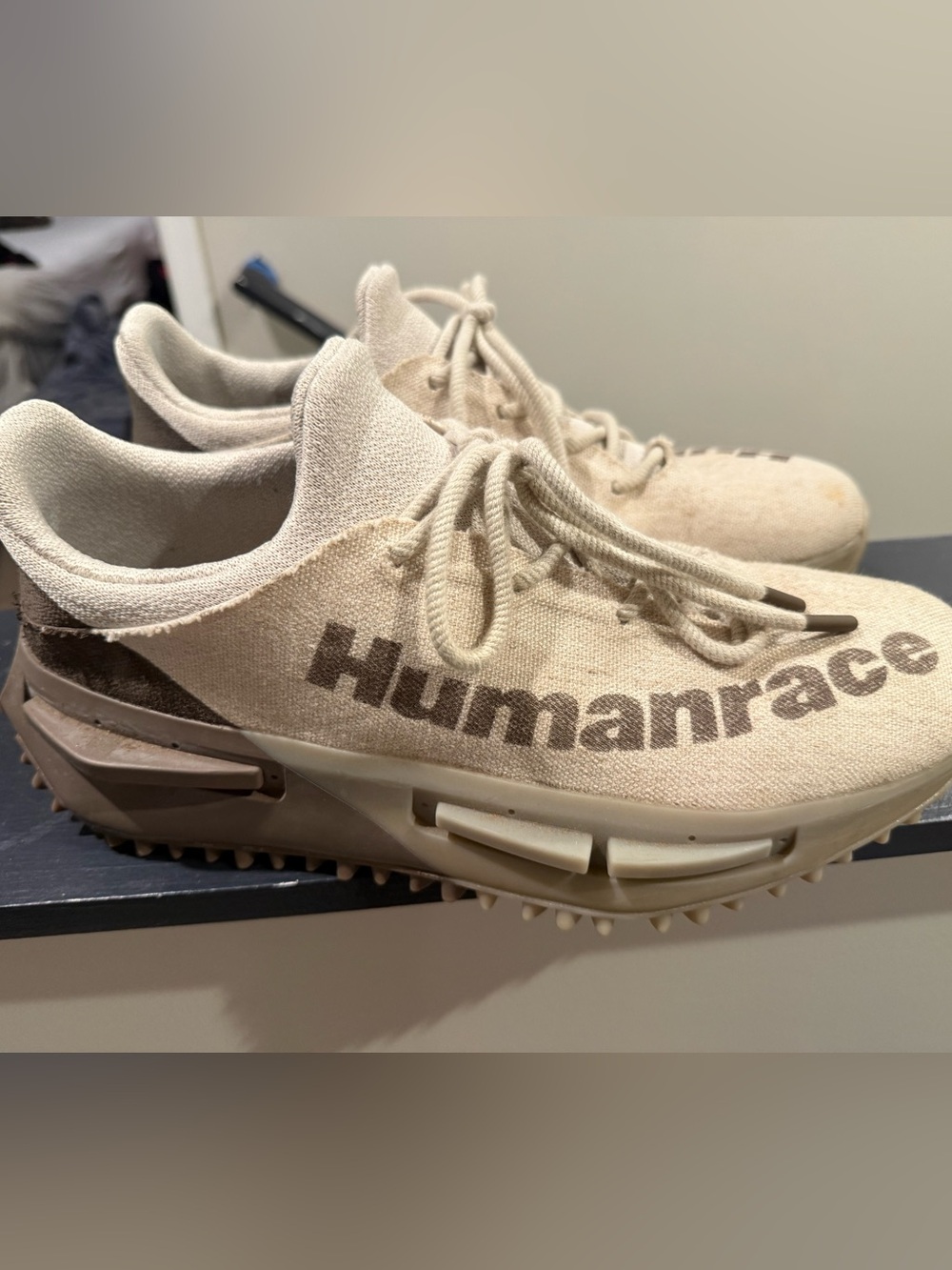 Humanrace Canvas Sneakers in Natural
